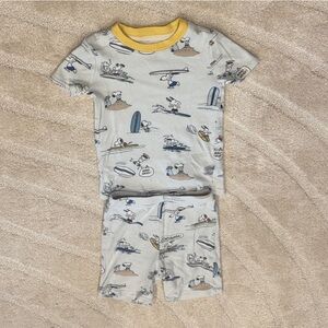 Pottery Barn Kids Snoopy Pajamas - Organic Cotton